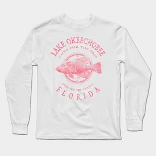 Lake Okeechobee, Florida Crappie Long Sleeve T-Shirt